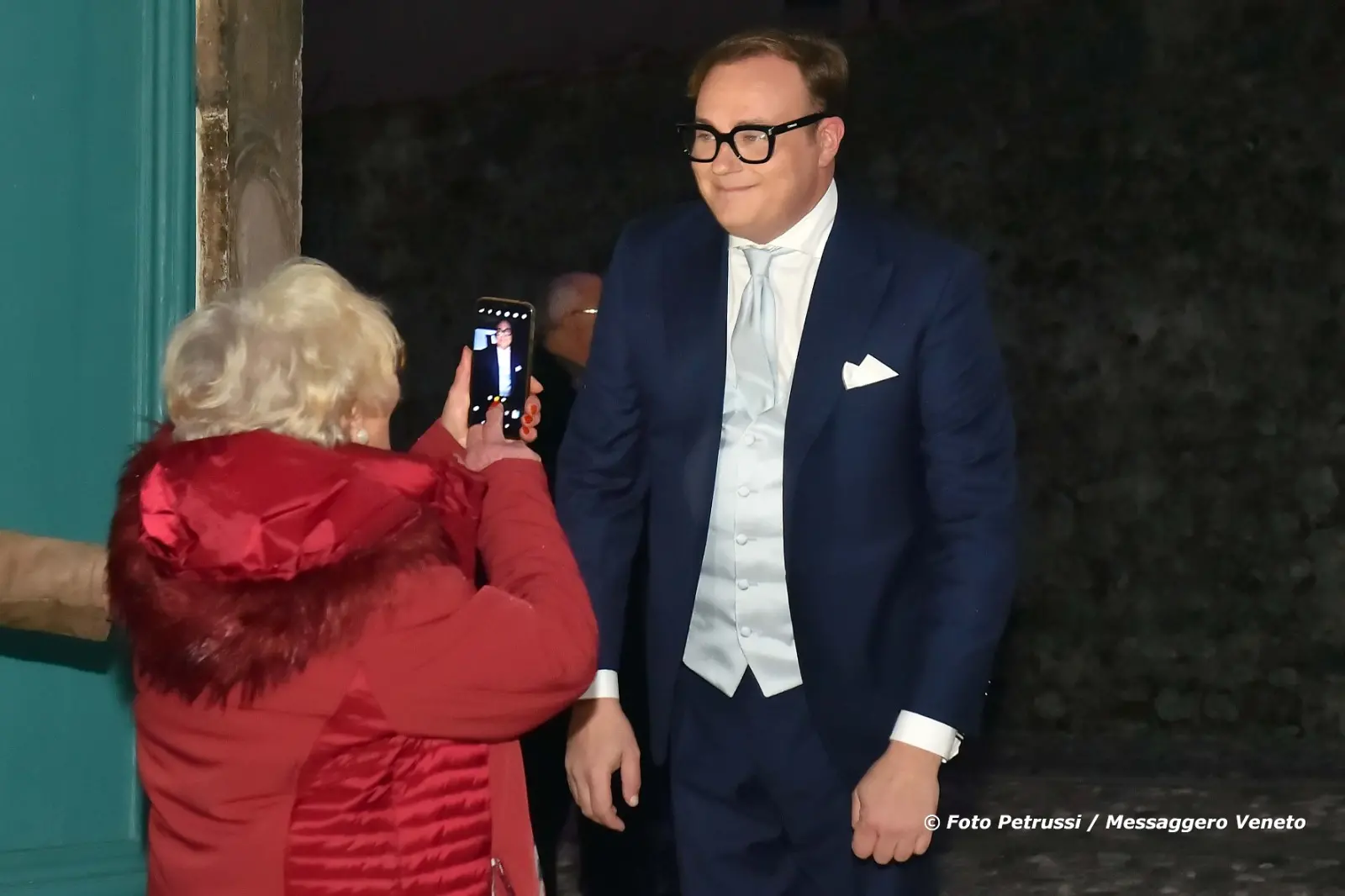 Dopo otto anni assieme e trent'anni di amicizia, Tommaso Cerno e Stefano Balloch si sono sposati. L'unione civile tra l'ex parlamentare dem e direttore del quotidiano L'Identità e l'ex sindaco di Cividale è stata celebrata oggi, mercoledì 28 dicembre, nel monastero sconsacrato di Santa Maria in Valle alla presenza dei familiari e degli amici degli sposi. (Foto Petrussi)