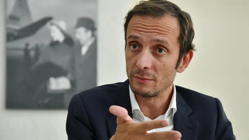 Il presidente della Regione Friuli Venezia Giulia, Massimiliano Fedriga, durante un Forum all'ANSA, in una foto d'archivio del 26 settembre 2018. ANSA/ALESSANDRO DI MEO