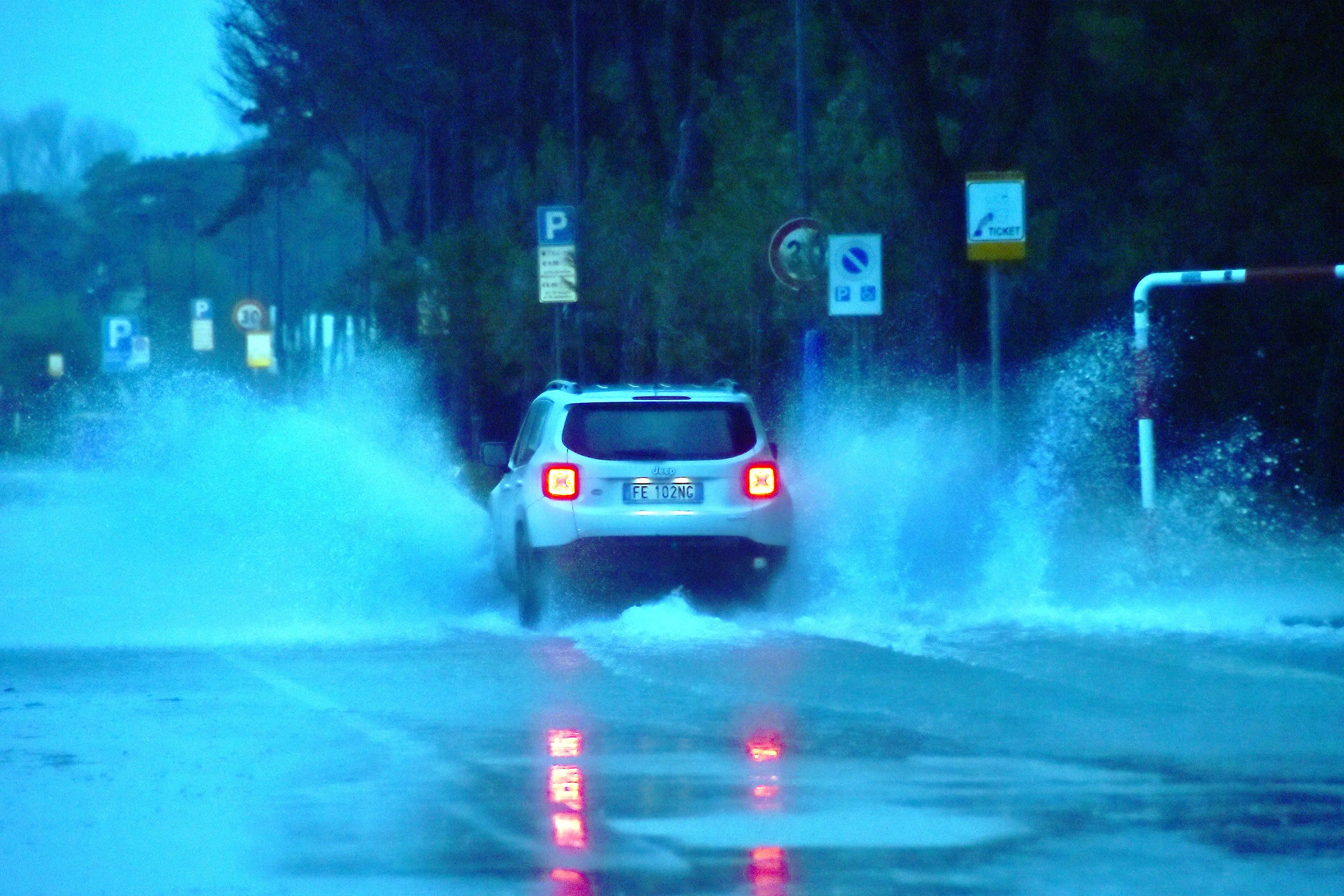 Lignano Pineta 22 Novembre 2022. Maltempo. © Foto Petrussi