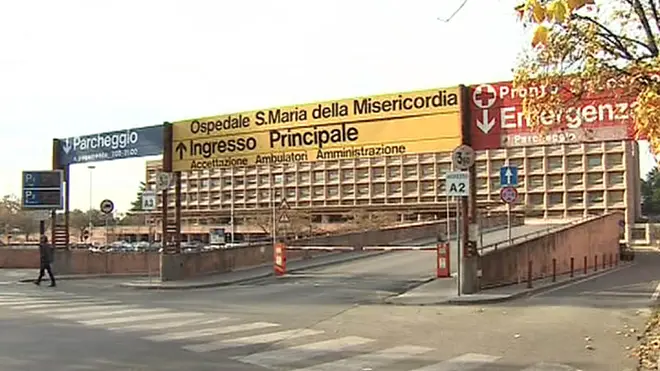 Ingresso del Pronto Soccorso dell'Ospedale Santa Maria della Misericordia - Udine 28/11/2015