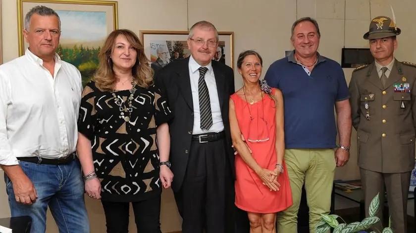 Udine 10 Luglio 2015. Presentazione missione formativa ad Herat per 4 artigiani di ConfArtigianato. © Petrussi Foto Press