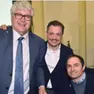 Da sinistra: il sindaco Alberto Felice De Toni, Alessandro Venanzi e Ivano Marchiol