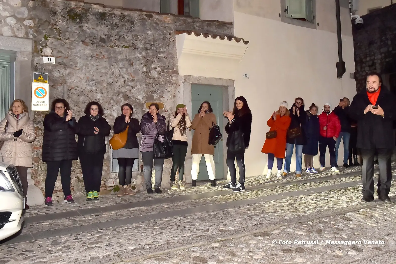 Dopo otto anni assieme e trent'anni di amicizia, Tommaso Cerno e Stefano Balloch si sono sposati. L'unione civile tra l'ex parlamentare dem e direttore del quotidiano L'Identità e l'ex sindaco di Cividale è stata celebrata oggi, mercoledì 28 dicembre, nel monastero sconsacrato di Santa Maria in Valle alla presenza dei familiari e degli amici degli sposi. (Foto Petrussi)