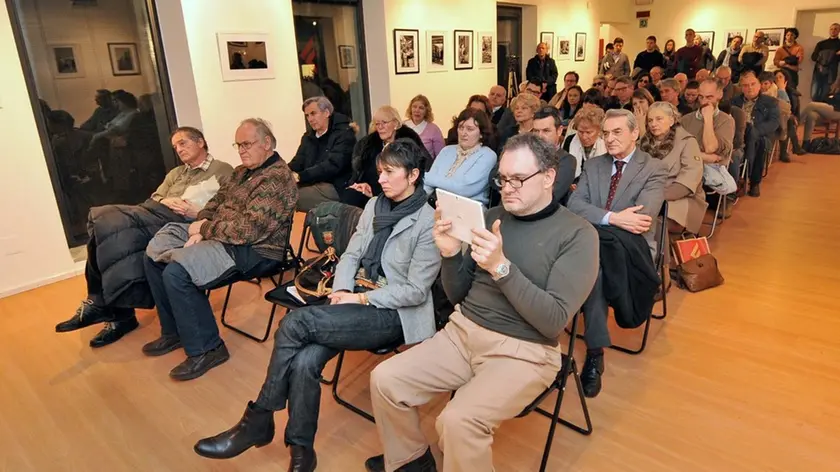 Udine 27 febbraio 2015 Presentazione del libro di Gioele Magaldi, MASSONI presso la libreria Feltrinelli. Copyright Foto Petrussi / Ferraro Simone