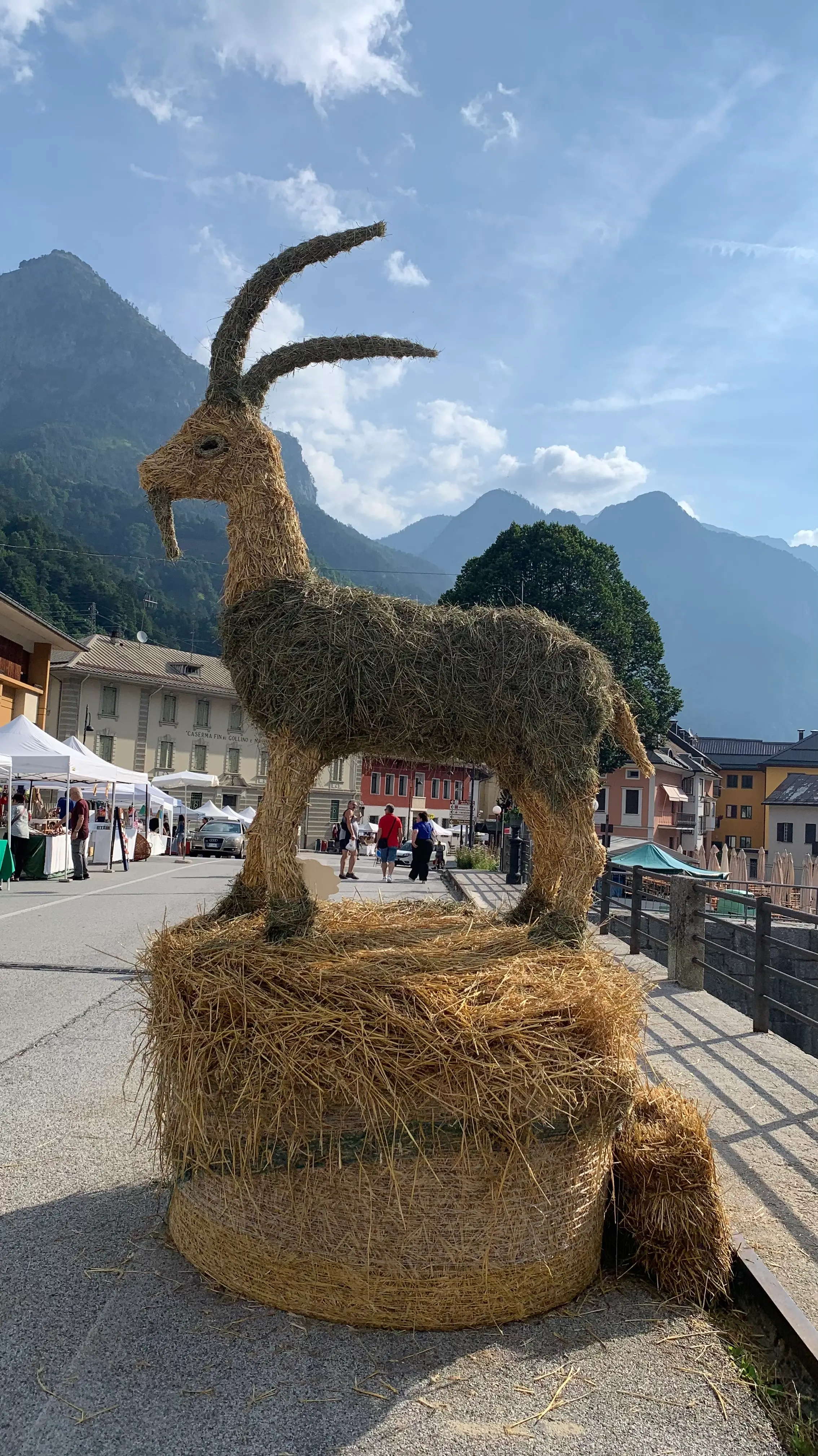 A Pontebba, in occasione di Fen Art 2024, sono arrivati artisti da Indonesia, Stati Uniti, Croazia, Slovenia, Ucraina, Lituania e Messico per la realizzazione di animali e creature fiabesche. Il comune si è riempito di visitatori sin dalla mattina di domenica 14 luglio, giunti per ammirare le sculture dei sei team costruite con impalcature di ferro, legno e rivestimento di paglia e fieno.