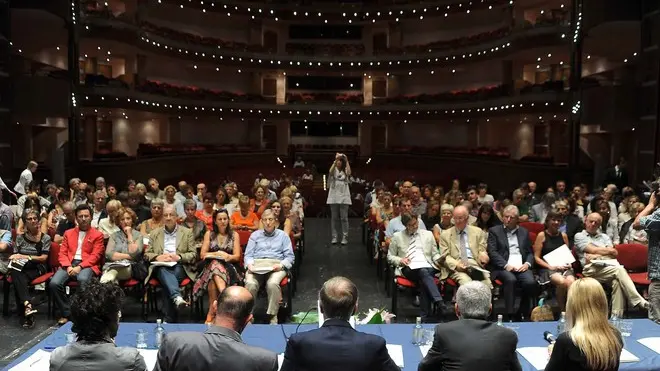 Udine 31 Agosto 2013. Presentazione stagione 2013-2014 del Teatro Nuovo Giovanni da Udine. Telefoto Petrussi Foto Press / Diego Petrussi