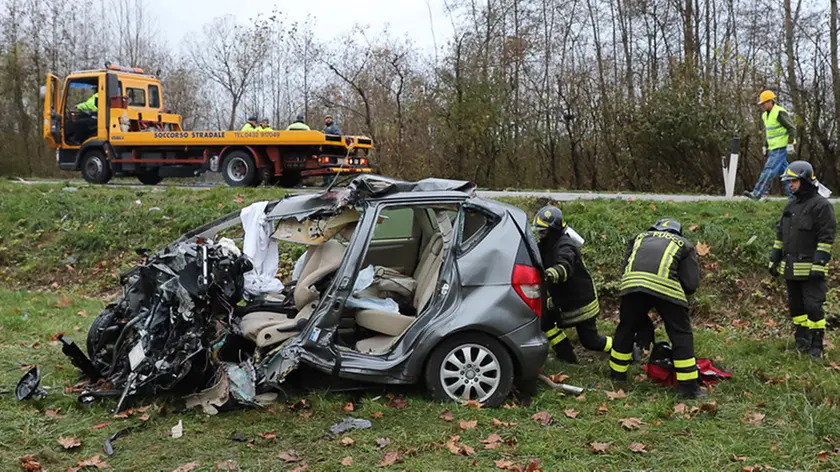Bertiolo 2 dicembre 2019. Incidente mortale sulla ferrata. © Foto Petrussi