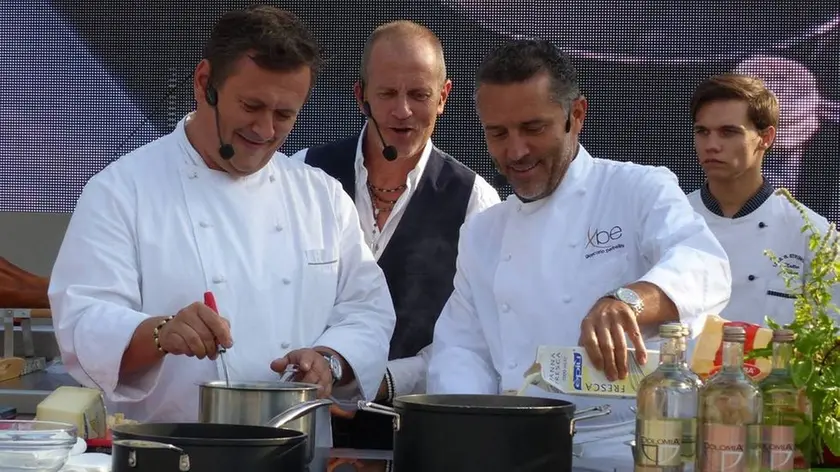 Bumbaca Gorizia 23-09-16 Gusti Cooking Show con Perbellini e Scarello © Fotografia di Pierluigi Bumbaca