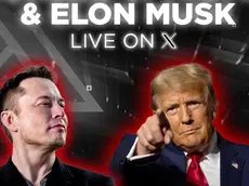 Alle 20 ora locale, le due di notte in Italia, Elon Musk intervisterà in diretta su X Donald Trump. Si tratta del primo colloquio pubblico tra i due da quando il miliardario patron di Tesla ha annunciato il suo endorsement al tycoon. L'intervista sarà trasmessa sull'account ufficiale di Trump, che è stato ripristinato un mese dopo l'acquisto di X da parte di Musk, dopo essere stato sospeso in seguito all'attacco al Congresso del 6 gennaio 2021. INSTAGRAM/ DONALD TRUMP +++ATTENZIONE LA FOTO NON PUO' ESSERE PUBBLICATA O RIPRODOTTA SENZA L'AUTORIZZAZIONE DELLA FONTE DI ORIGINE CUI SI RINVIA+++ NPK +++