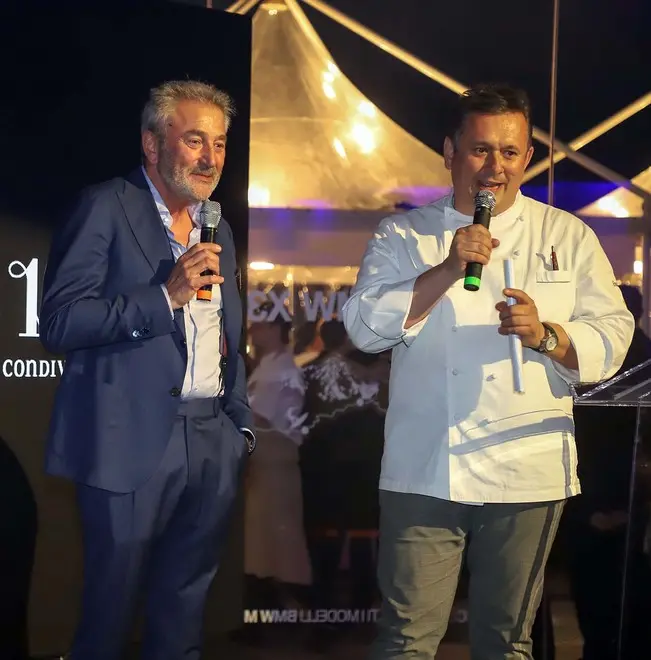 Tavagnacco 7 maggio 2018. Cena con tredici Chef stellati ed Emanuele Scarello all' Autostar. © Petrussi Foto Press