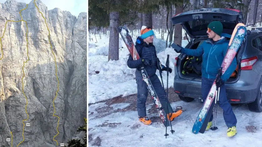 L'ascensione è considerata severa e grandiosa nelle guide sulle Alpi Giulie