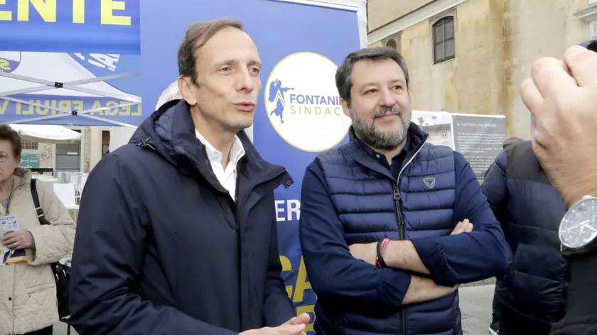 Massimiliano Fedriga e Matteo Salvini