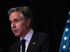 epa11302393 US Secretary of State Antony Blinken speaks during a press conference at the US Embassy in Beijing, China, 26 April 2024. Secretary Blinken paid a three-day visit to China. EPA/ANDRES MARTINEZ CASARES