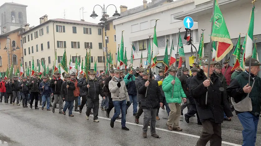 Cividale 10 Gennaio 2016. Sfilata Alpini. © Petrussi Foto Press - Diego Petrussi