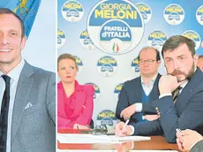 A sinistra il governatore del Fvg, Massimiliano Fedriga. Le trattative per Fratelli d’Italia (a destra) saranno condotte da Walter Rizzetto e Luca Ciriani