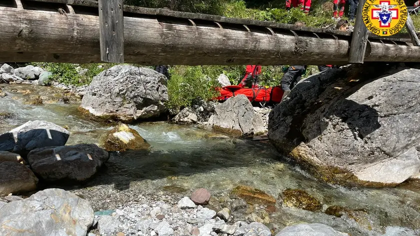 L'uomo è stato soccorso a Sappada, vicino al rifugio Piani del Cristo