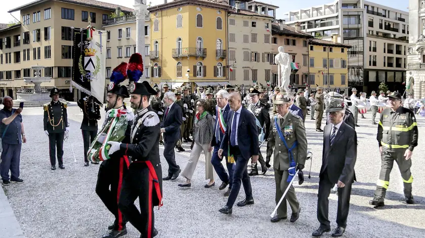 Le celebrazioni per il 2 giugno a Udine (Foto Petrussi)