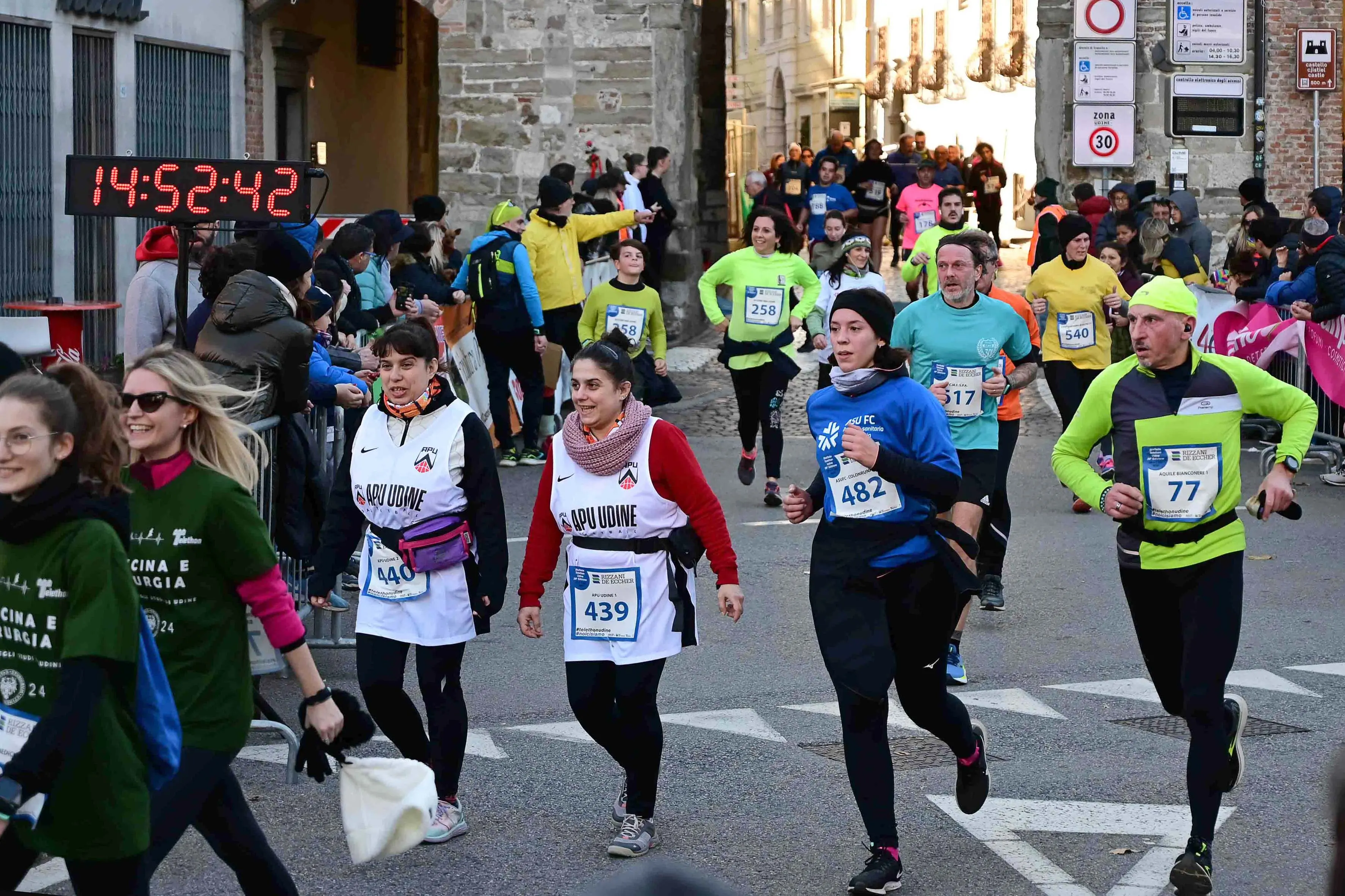 Udine 1 Dicembre 2024. Telethon Corsa e premiazioni. © Foto Petrussi