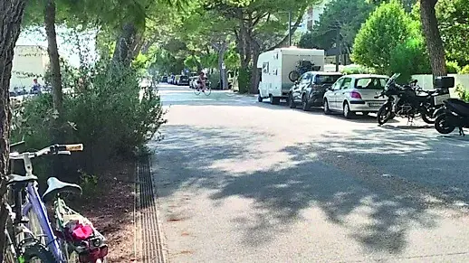 Il lungomare Trieste a Lignano Sabbiadoro