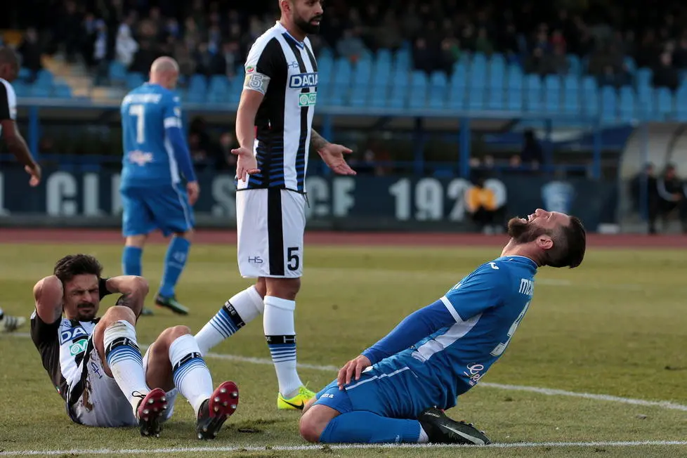 Partita Empoli Udinese, Empoli attaccante Levan Mchedlidze - Foto Carlo Sestini