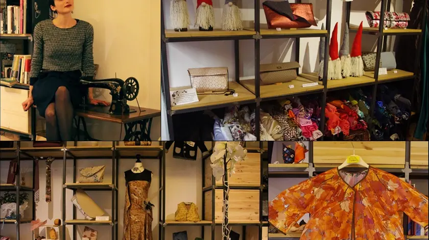 Lara D’Aquino, udinese, 33 anni, si definisce «una creativa che sa cucire»