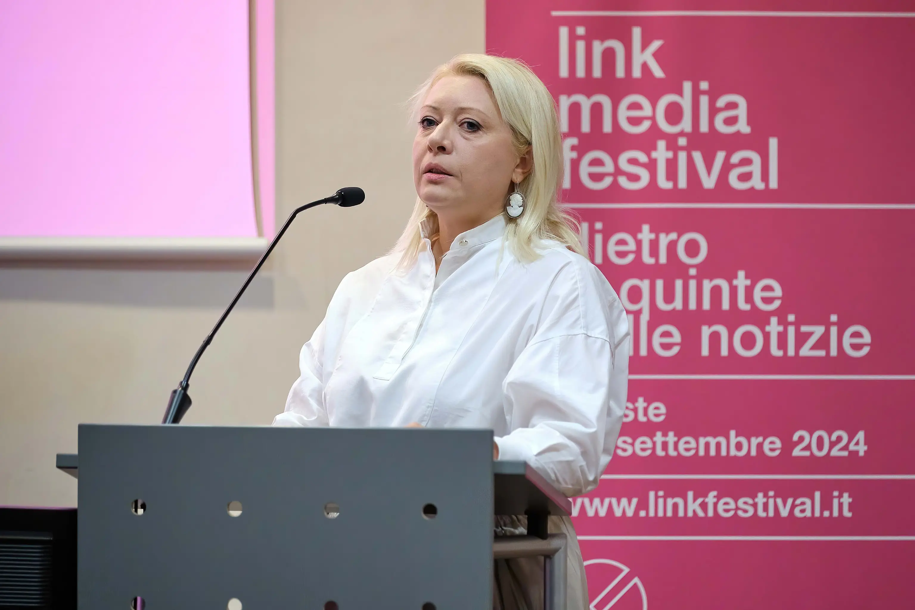 Sonia Sicco, Media relations del Gruppo Generali, main partner della manifestazione Foto Massimo Silvano