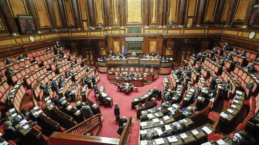 Una veduta dell'Aula del Senato