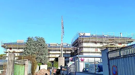 Il condominio Girasole dove si è verificata la perdita