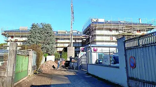 Il condominio Girasole dove si è verificata la perdita