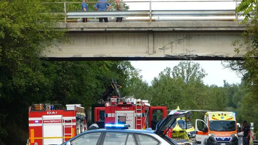 Bumbaca Gorizia 17.08.2019 Incidente camion gru statale 56 bis © Fotografia di Pierluigi Bumbaca