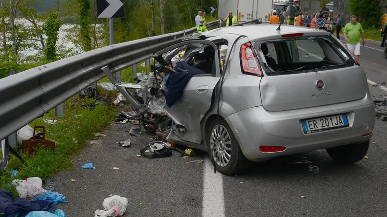 Moggio Udinese 2 Agosto 2016 incidente Copyright Press / TURCO