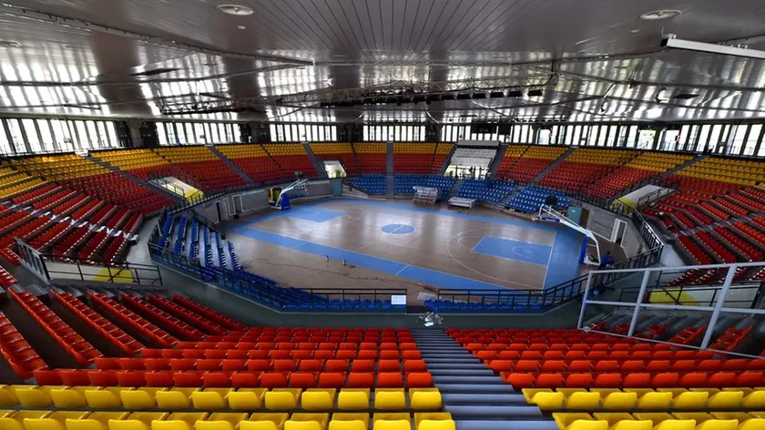 Udine 01 giugno 2017 Stato avanzamento lavori Pala Carnera. Copyright Foto Petrussi / Ferraro Simone