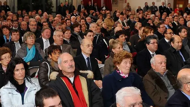 Cividale 8 Dicembre 2013. Assemblea Banca Popolare di Cividale. Copyright Foto Petrussi