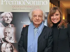 Udine 30 gennaio 2015 Hotel Astoria. Yves Bonnefoy uno dei quattro premiati 2015 al Premio Nonino. Copyright Foto Petrussi / Ferraro Simone