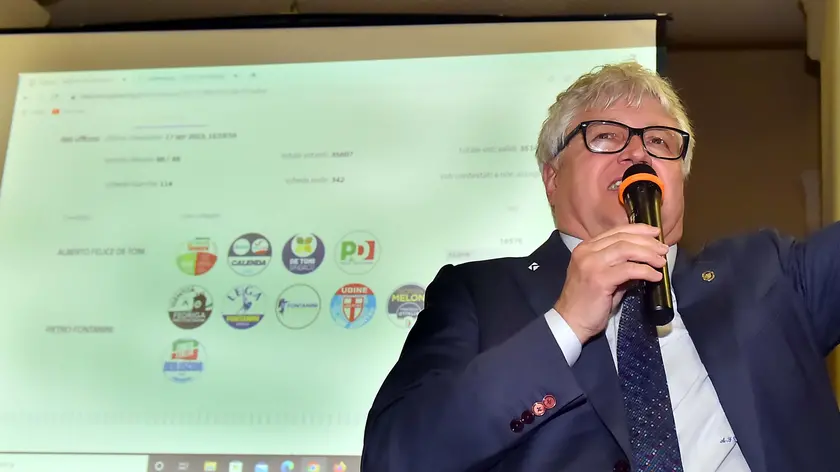 Alberto Felice De Toni nuovo Sindaco di Udine. © Foto Petrussi