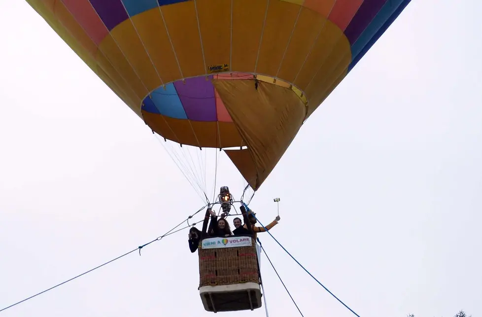 Udine 23 Febbraio 2017 mongolfiera Copyright Petrussi Foto Press Turco Massimo