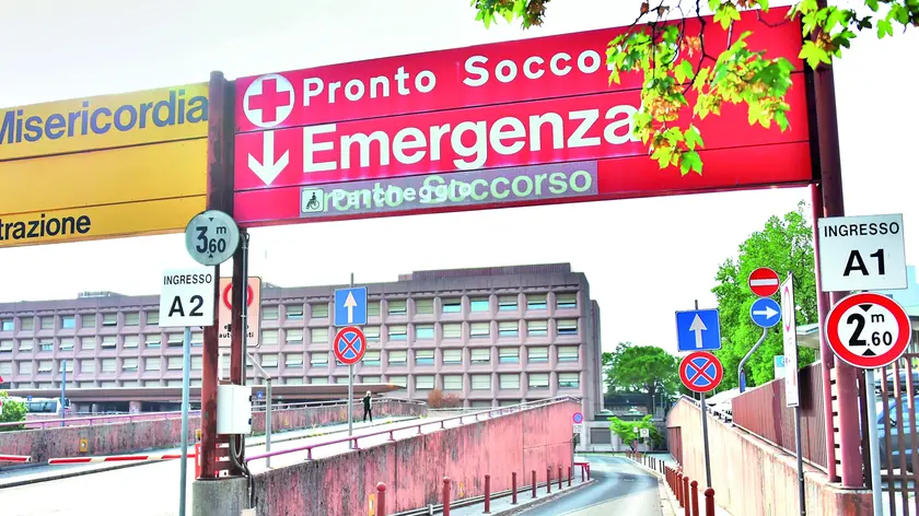 Udine 17 Agosto 2022. Ospedale Civile. Pronto Soccorso Ambulanze. ? Foto Petrussi