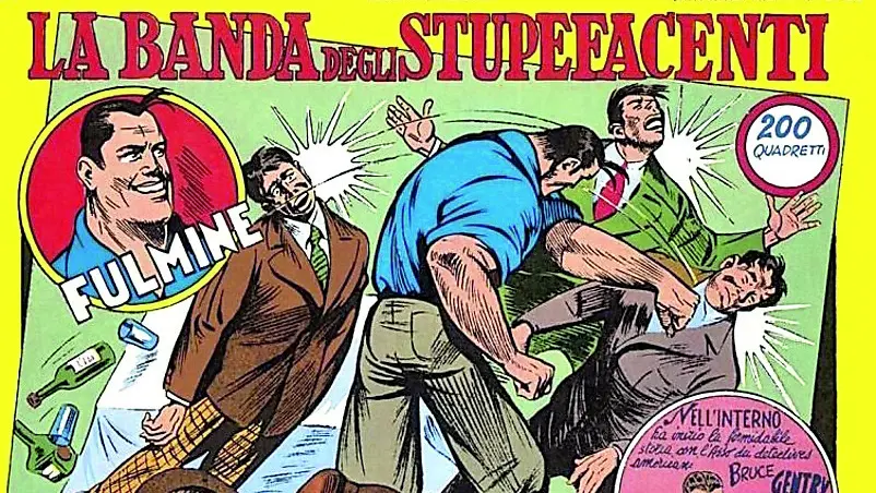 Un fumetto con Dick Fulmine, creato da Cossio