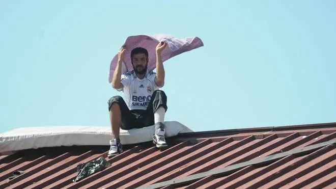 Bumbaca Gorizia 12.08.2013 Gradisca rivolta al CIE Fotografia di Pierluigi Bumbaca