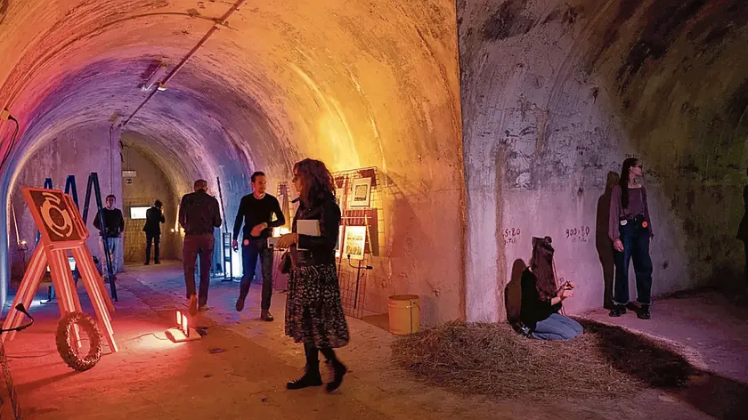 La mostra B#Side the River ospitata nel bunker in piazza Primo Maggio