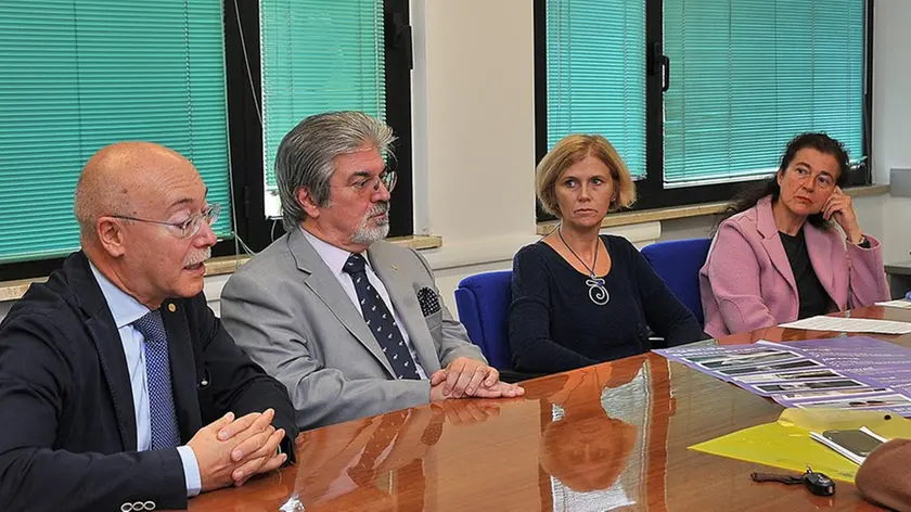 Udine 11 Ottobre 2017. Conferenza stampa Ordine dei Medici. © Foto Petrussi