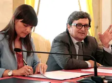 Silvano Trieste 23/06/2016 Regione, Piazza Unita', firma della Presidente Serracchiani, del progetto definitivo terza corsia A4, III Lotto