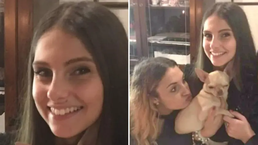 Alexia, a destra con la sorella Gaia(a sinistra)