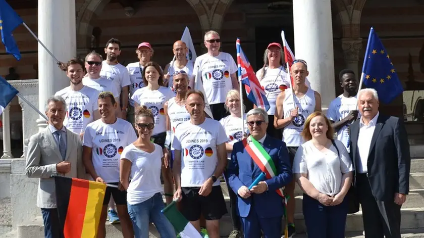 Udine 10 Luglio 2019 staffetta Agenzia Petrussi foto Turco Massimo