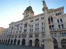 Piazza Unità a Trieste con il municipio