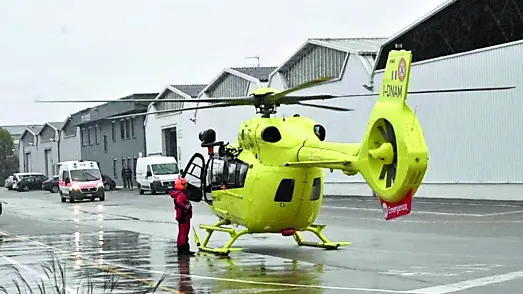 L’intervento di soccorso all’azienda Kristalia