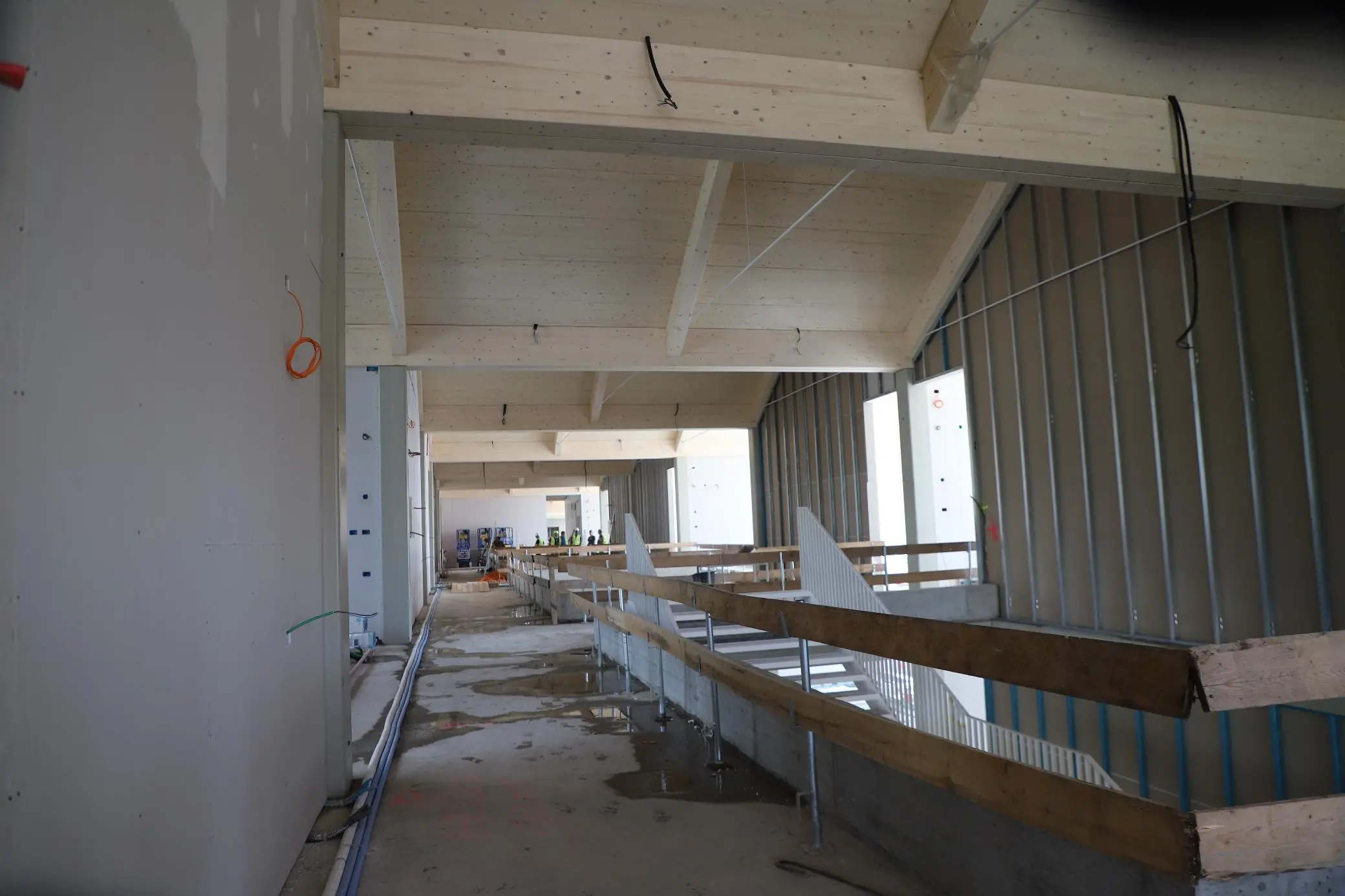 Una parte del cantiere visitato oggi dall'assessore regionale Alessia Rosolen a Udine