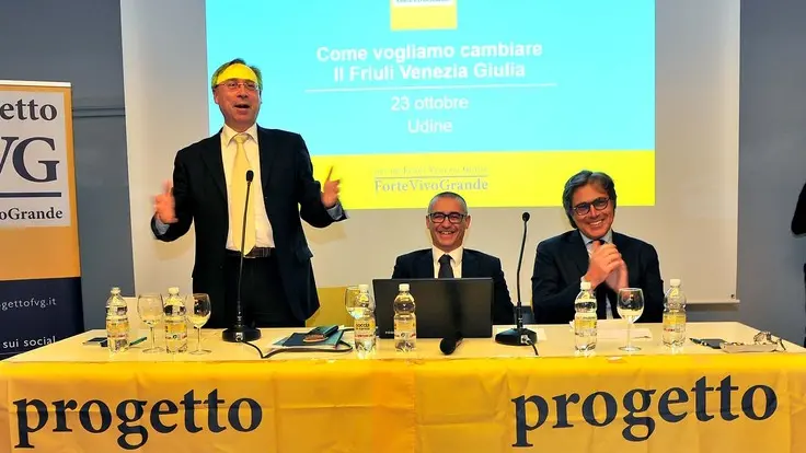 Udine 23 ottobre 2017. Progetto FVG con Michelini e Bini. © Foto Petrussi