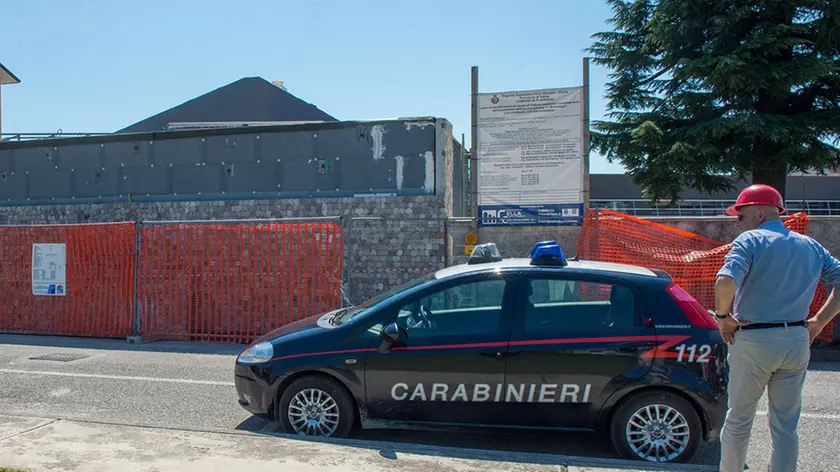 Flaibano 10 Agosto 2015. Incidente sul lavoro. © Foto Petrussi