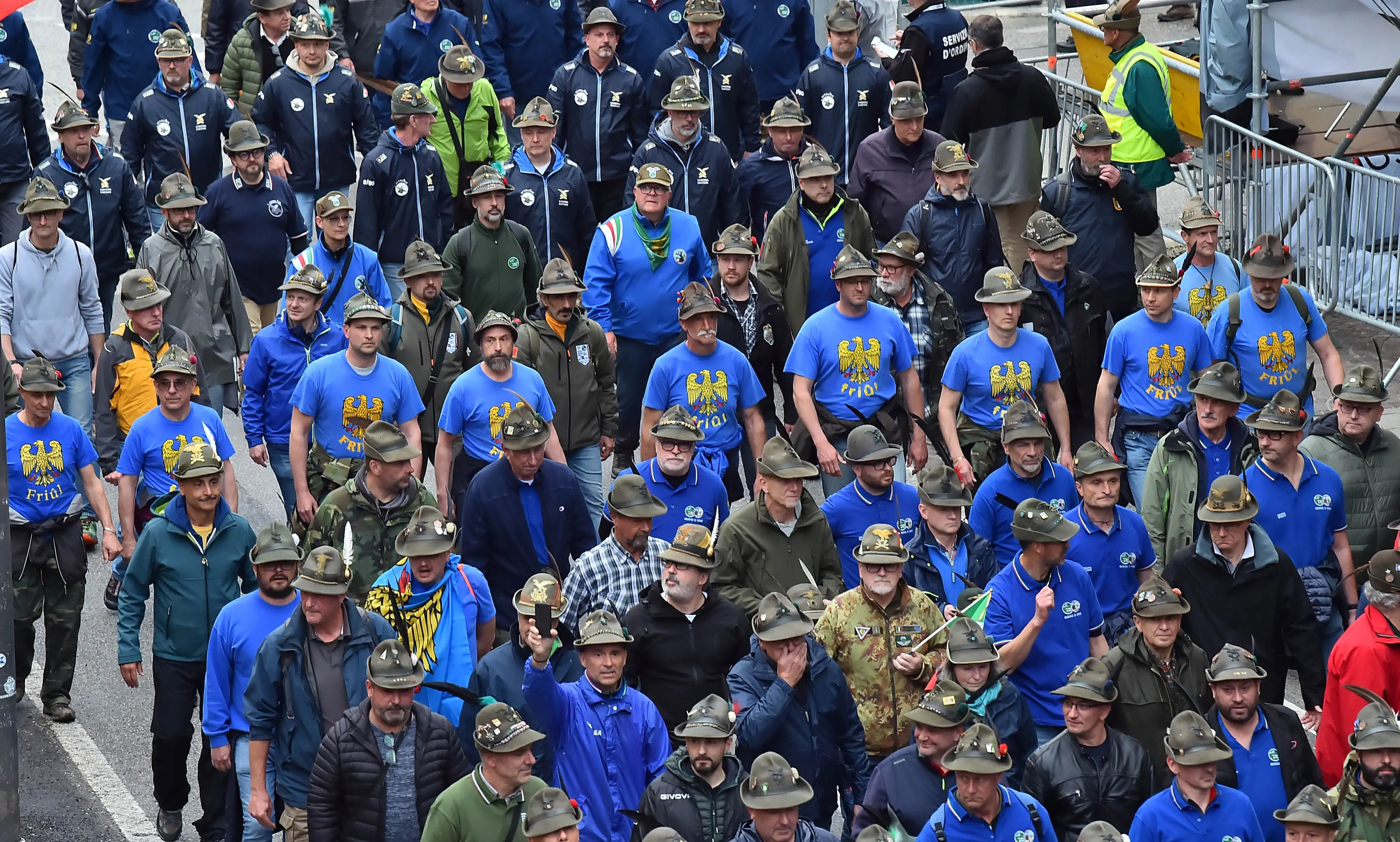 Udine 14 Maggio 2023. Sfilata Aunata Alpini. © Foto Petrussi